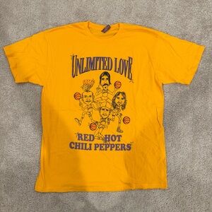 Los Angeles Lakers/Red Hot Chili Peppers " Unlimited Love" SGA T-Shirt Size XL